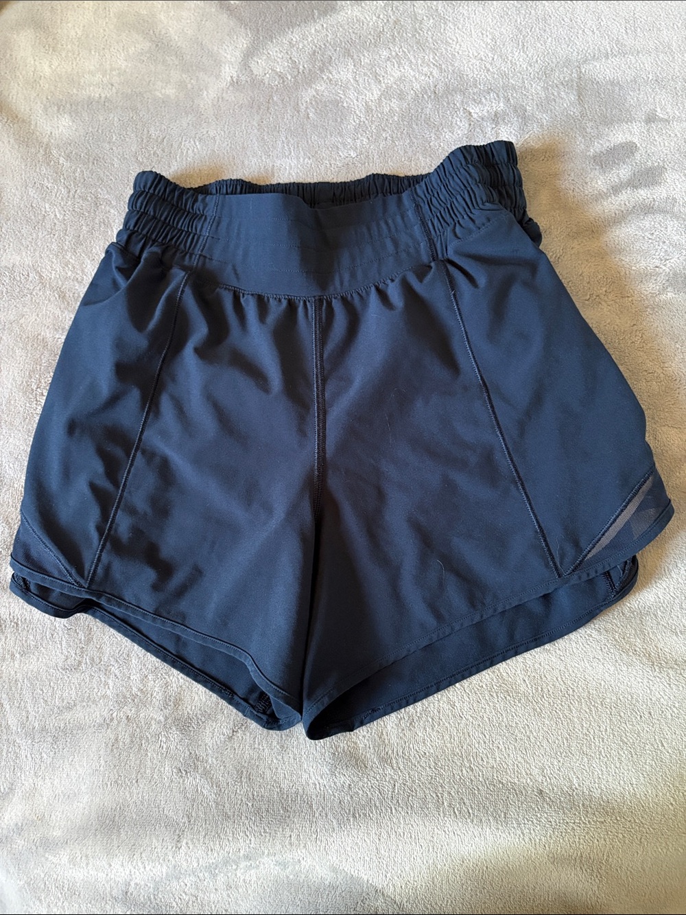 lululemon athletica Navy High-Rise Running Shorts